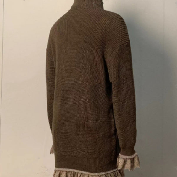 Nina | Ruffled Knit Dress